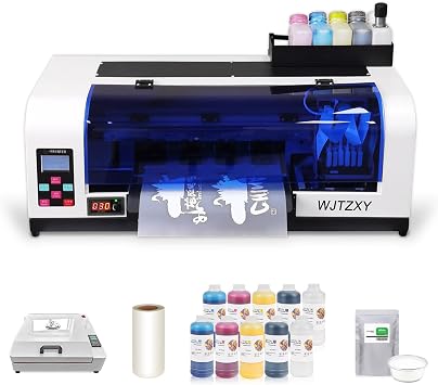 Single XP600 printhead A3 DTF Printer with DTF Oven,Ink,Film,Powder,13inch DTF Printer Super Stable, Super Easy to Operate