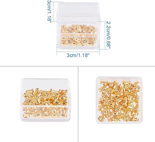 Miniatura 2 de BENECREAT Paquete de 16 recipientes cuadrados de plástico de alta transparencia para suministros de belleza, cuentas pequeñas, joyas y otros objetos