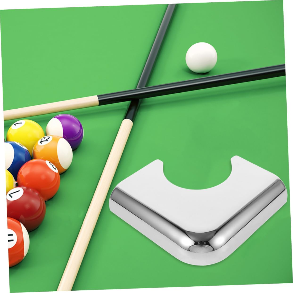 ibasenice 2pcs Pool Table Corner Protectors Corner Caps for Billiard Table Protection for Billiard Accessories