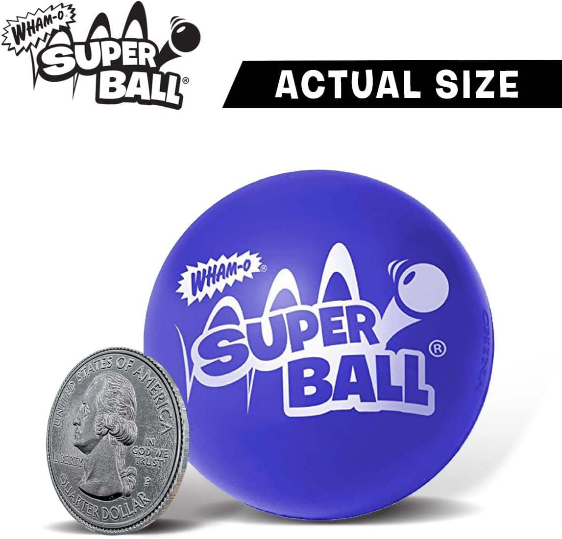 Wham-O The Original Superball with Zectron - Blue