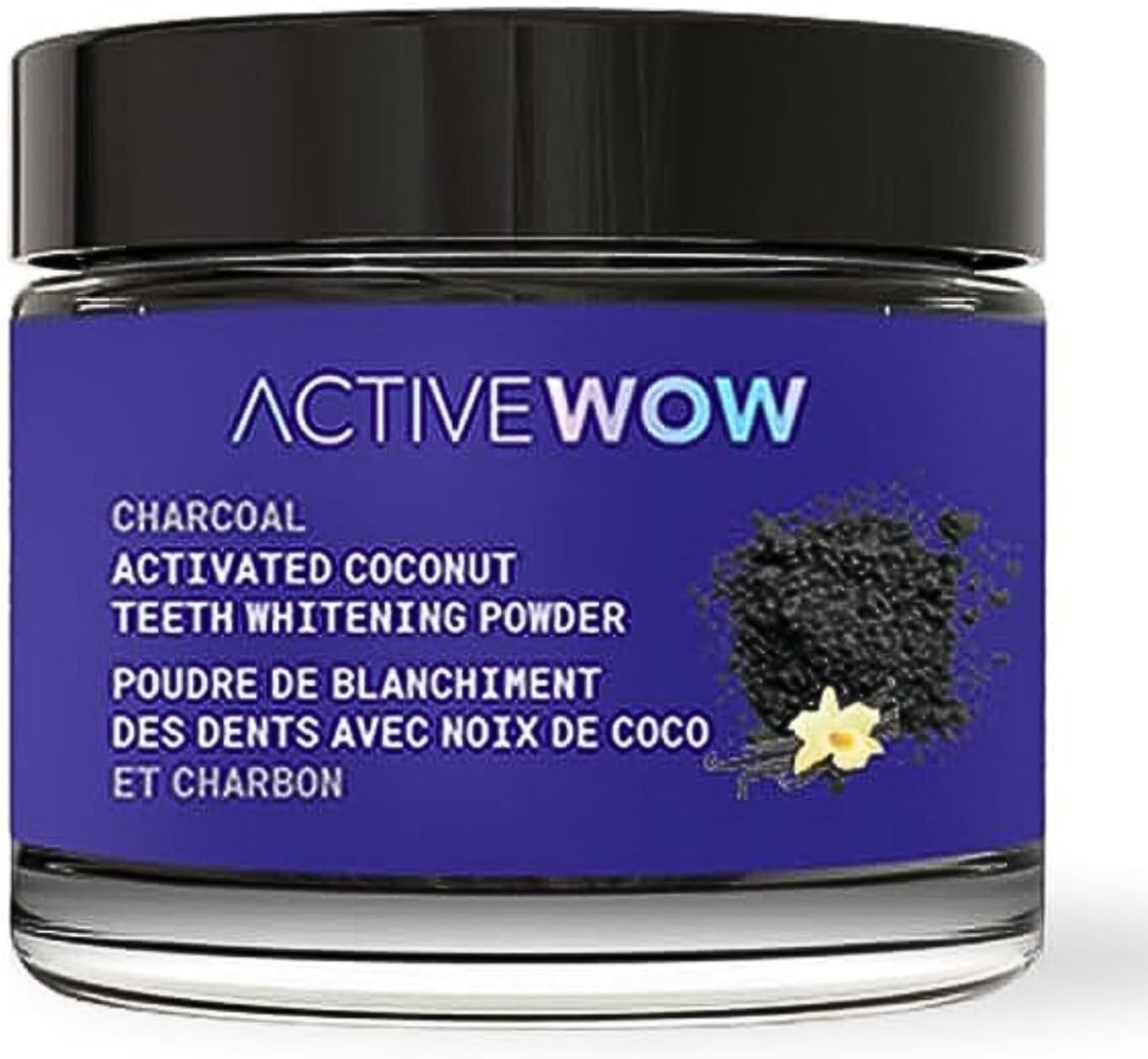 Amazon アクティブワオ Active Wow ホワイトニングパウダー 活性炭 歯磨き粉 ホワイトニング チャコールパウダー 20g