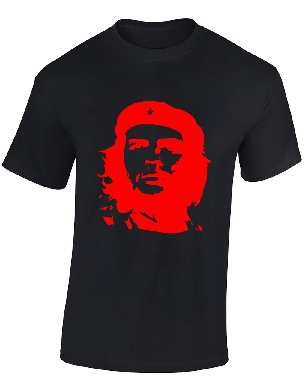 Crown Designs Men's Black Che Guevara Iconic Image Novelty Gifts For & Teenagers T-Shirts Tops - /Medium