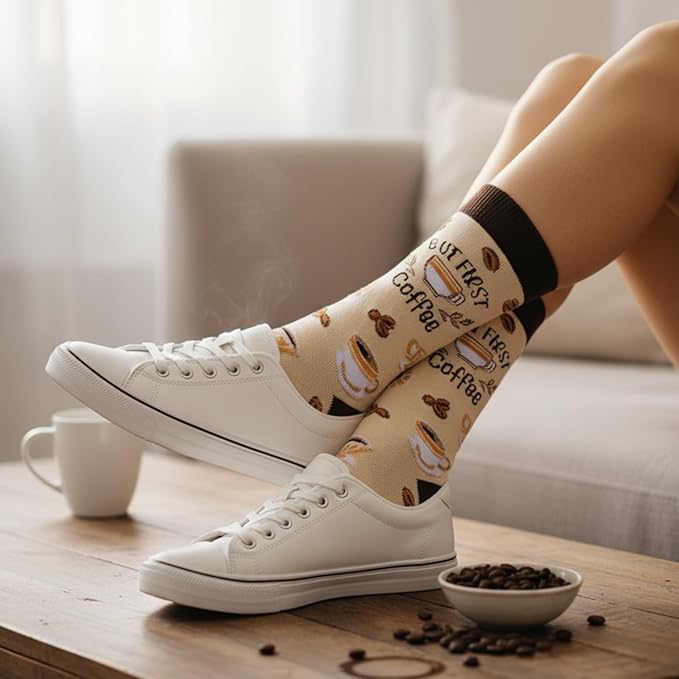 Calcetines de Café y Taco para Mujer - Regalo miniatura 7