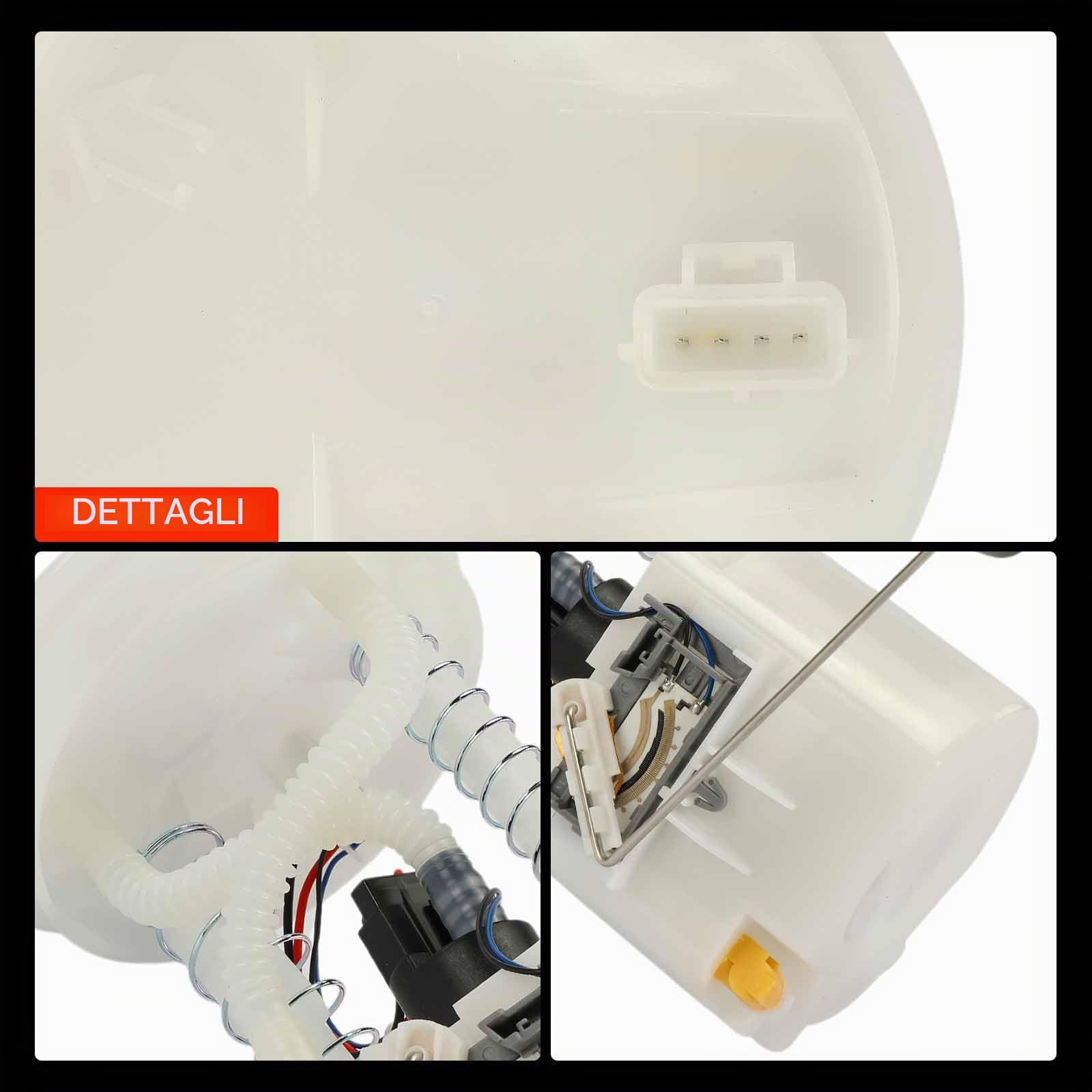 Frankberg Pompa del carburante pompa della benzina unità di erogazione | 4 pin; 2S619H307CF; Compatibile con: Fiesta V JH_ JD_,Fusione JU_,Fiesta V Van