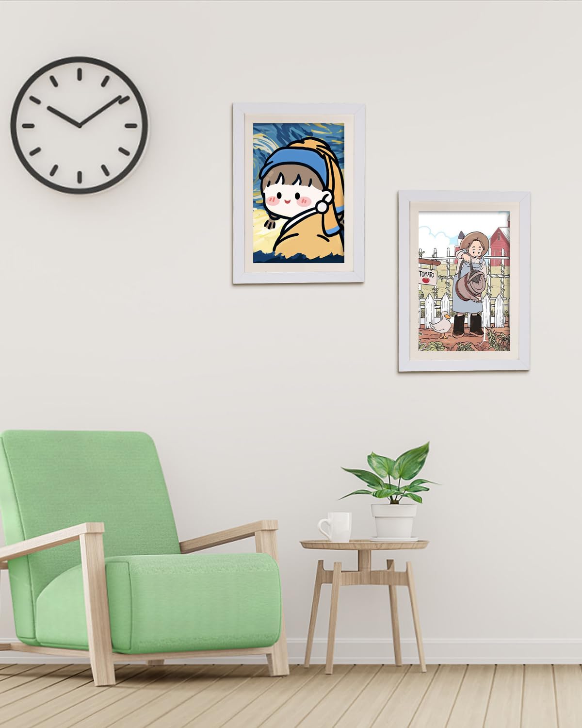 Cornici Per Disegni Bambini A4 - 2 Pezzi Con Apertura Frontale E Carta Included - Foto 5