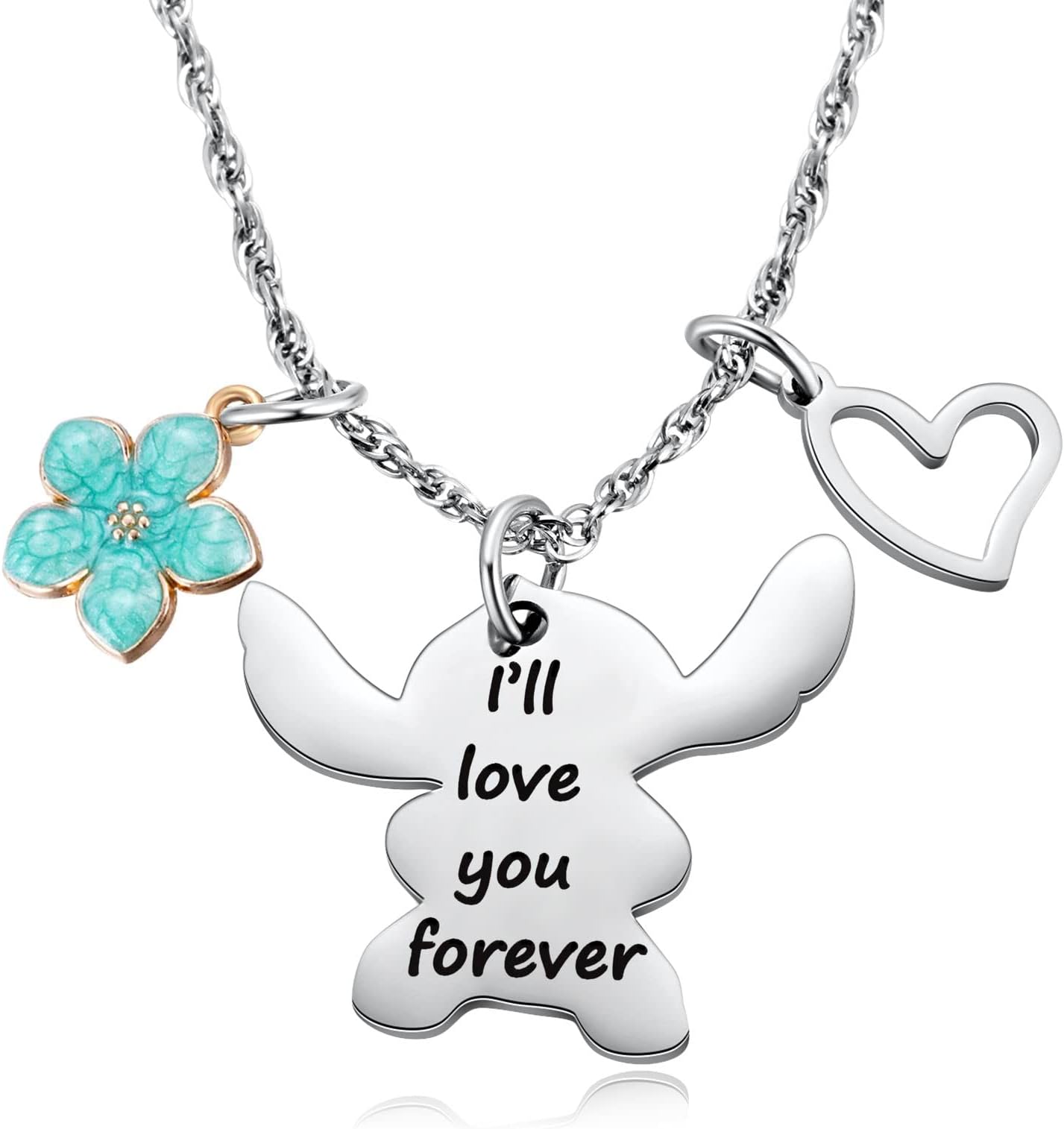 MIXJOYMIXJOY Cute Necklace Gifts for Women, Inspired Birthday Christmas for Granddaughter Daughter Niece