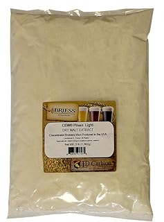RiteBrew 812315 Briess - Dry Malt Extract - Pilsen Light - 3 lbs., Beige