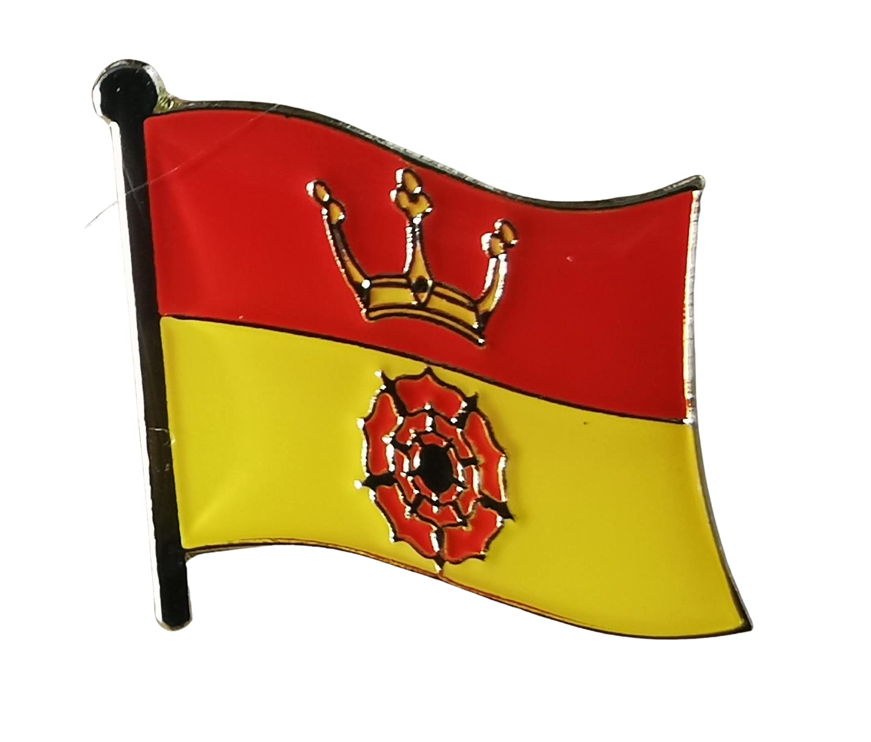 Buxton's Badges Men's Multiple Hampshire County Flag Pin Badge