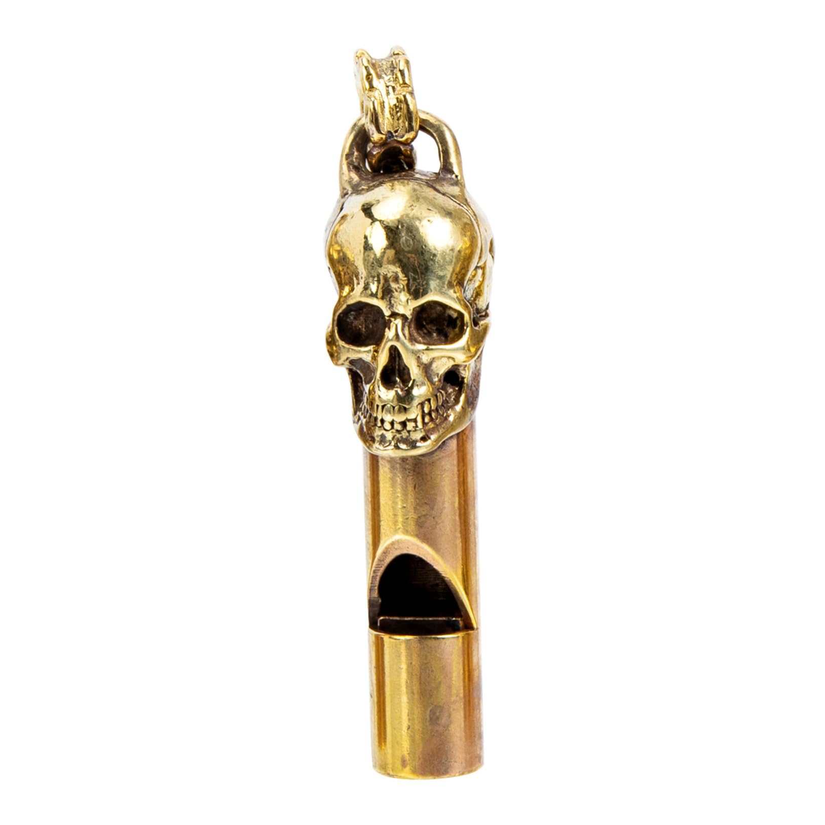 Garneck Skull-Shaped Ghost Head Whistle Emergency Outdoor Survival for Referee Death Whistle Loud Sound