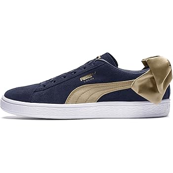 Amazon Co Jp プーマ Puma スウェード Bow バーシティ ハート リボン ウィメンズ レディース スニーカー シューズ ネイビー 02 23 0ｃｍ 並行輸入品 Sports