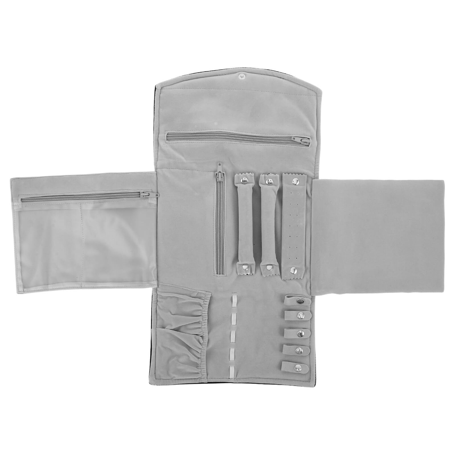 Organizador portátil de terciopelo premium con diseño antiarañazos