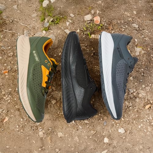 HI-TEC Avalon Trail Tênis de corrida masculino, leve, respirável, masculino, tênis de caminhada ou a