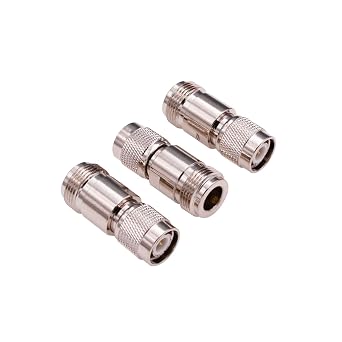 3pcs TNC Male Plug to N Female Jack Adapter RF coaxial Coax Adapter ConnectorY23-3