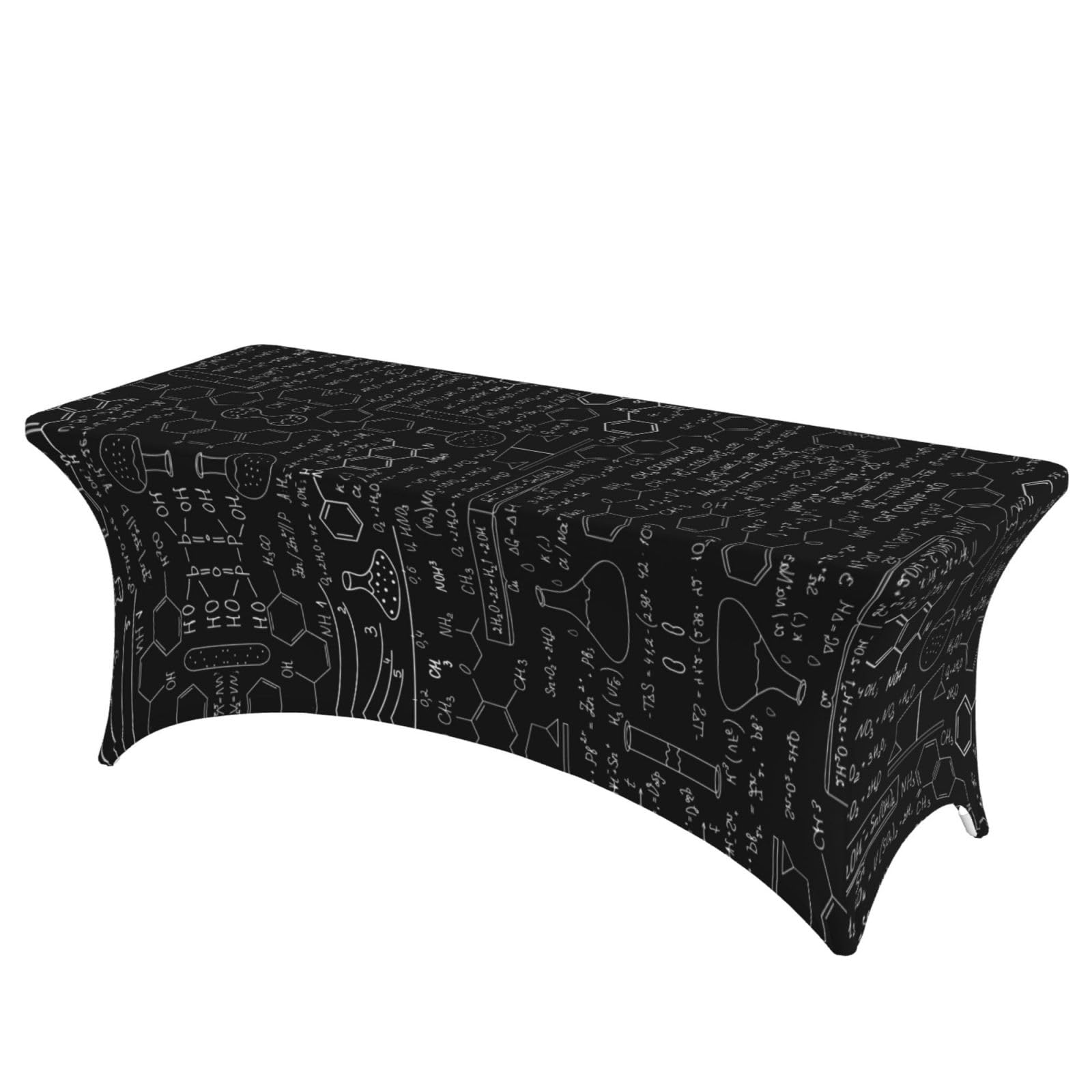 ERCgad Abstract Science Chemistry Illustration 3d Print Rectangular Tablecloth Dining Banquet Party Events Home Celebration Table Cover