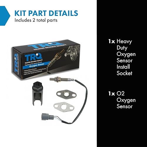 Vista 1023 de TRQ Sensor de oxígeno O2 compatible con Ford Edge 2010-2013 Escape Explorer 2010-2012 Fusion Lincoln MKX 2010-2011 Mazda Tribute Mercury Mariner