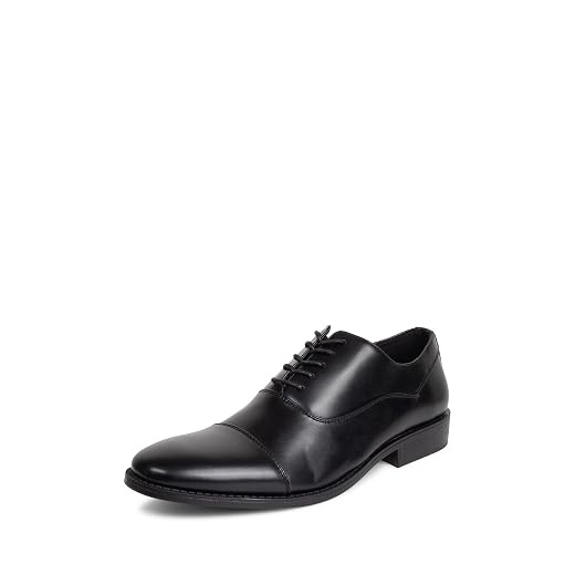 Unlisted by Kenneth Cole Men's Half Time Oxford, Black, 10 M US
