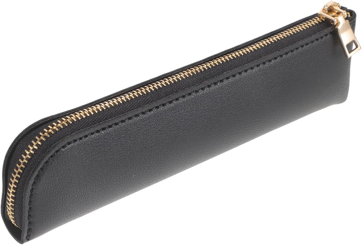 Mini Insulin Pen Travel Case, Small Portable Organizer Bag for Insulin Pens and Diabetic Medication Supplies, Slim PU Leather Pouch, TSA‑Friendly Storage, Black