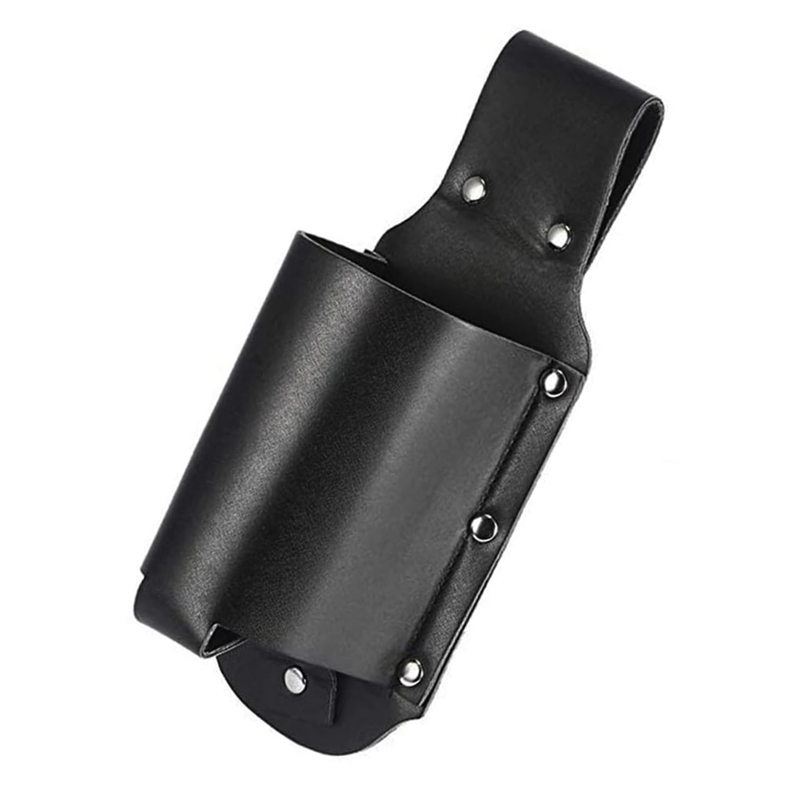 Beer Holder, Leather Beer Holster Bottle Holders, PU Leather, Men's Gift, Outdoor Party, Barbecue, Camping Drink Accessories, Black