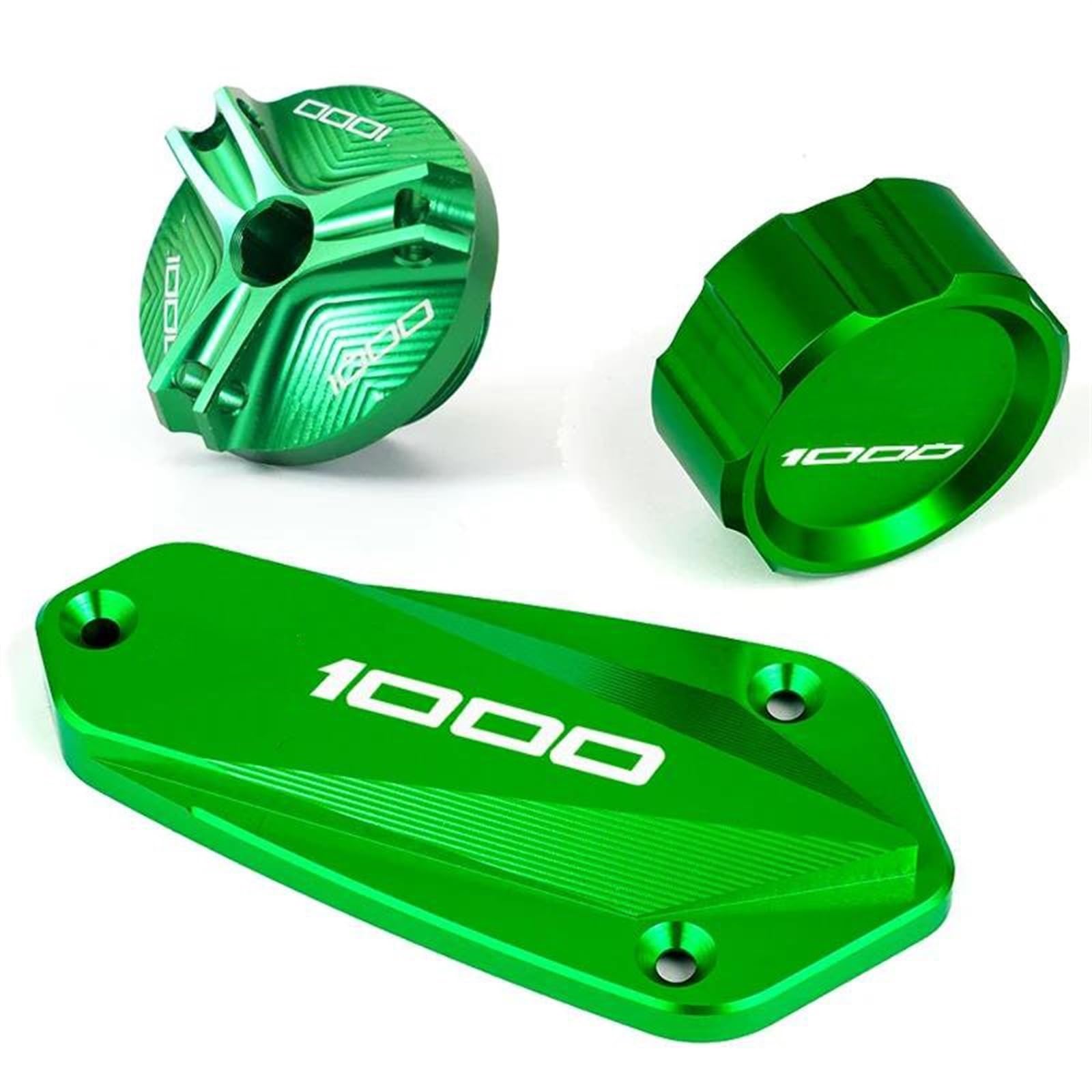 Accesorios Para Motocicleta, Cubierta De Depósito Líquido Frenos Delantero Y Trasero Tapa Llenado Aceite Para KAWASAKI Z1000 /R 2011-2019 moto | A set Black