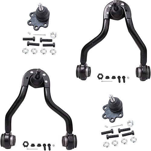 Miniatura 44 de Detroit Axle - Kit de suspensión frontal de 4 piezas para Chevrolet Aveo5 Aveo Pontiac G3 Wave Wave5 Suzuki Swift+, 2 brazos de control inferiores,