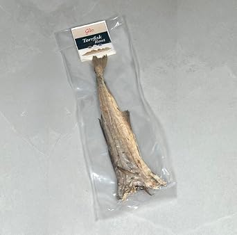 Grade A Norwegian Stockfish Skins (Prima Ragno) - Gourmet Culinary Ingredient & Garnish (8-12 per pack)