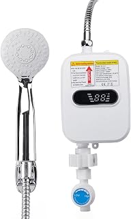 3500W Mini Instant Tankless Electric Shower Hot Water Heater Kitchen Bathroom