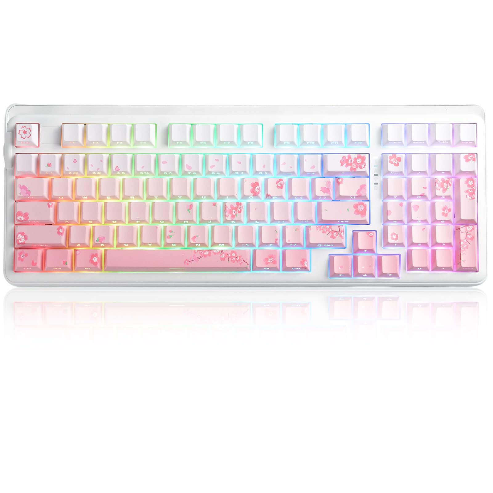 Amazon | DAREU EK98PRO メカニカルキーボード 無線 テンキー付き