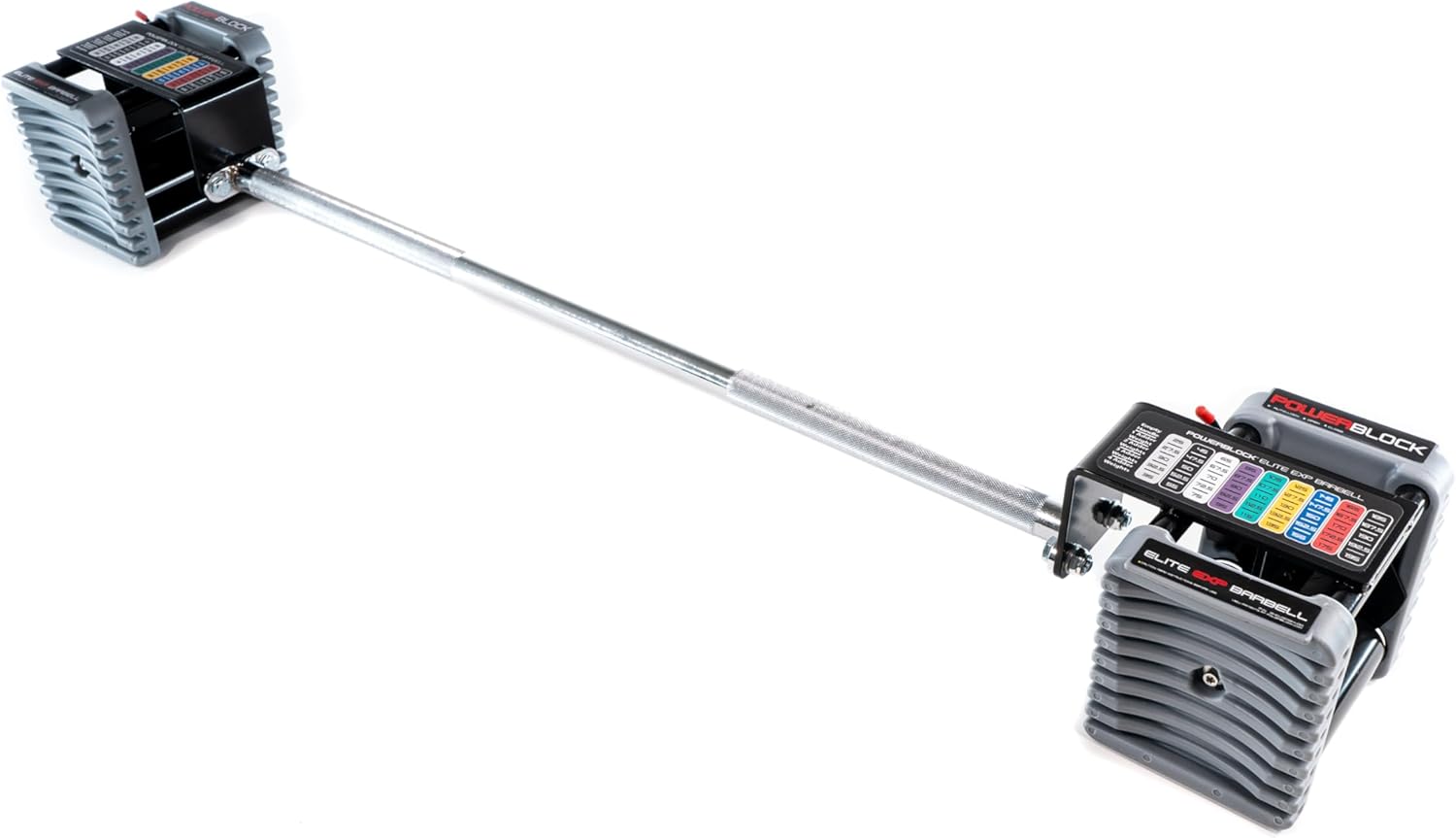 PowerBlock Elite EXP Straight Bar – Compatible Elite EXP Adjustable Dumbbells, Weightlifting, Curling Bar, Weight Bar, Workout Equipment, Strength Training