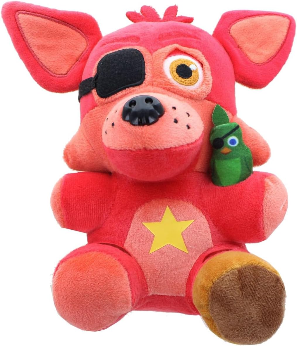 Funko Plush: Five Nights At Freddy's (FNAF) Pizza Sim: Rockstar Foxy - FNAF Pizza Simulator - Collectible Soft Plush - Birthday Gift Idea - Official Merchandise - Stuffed Plushie for Kids and Adults