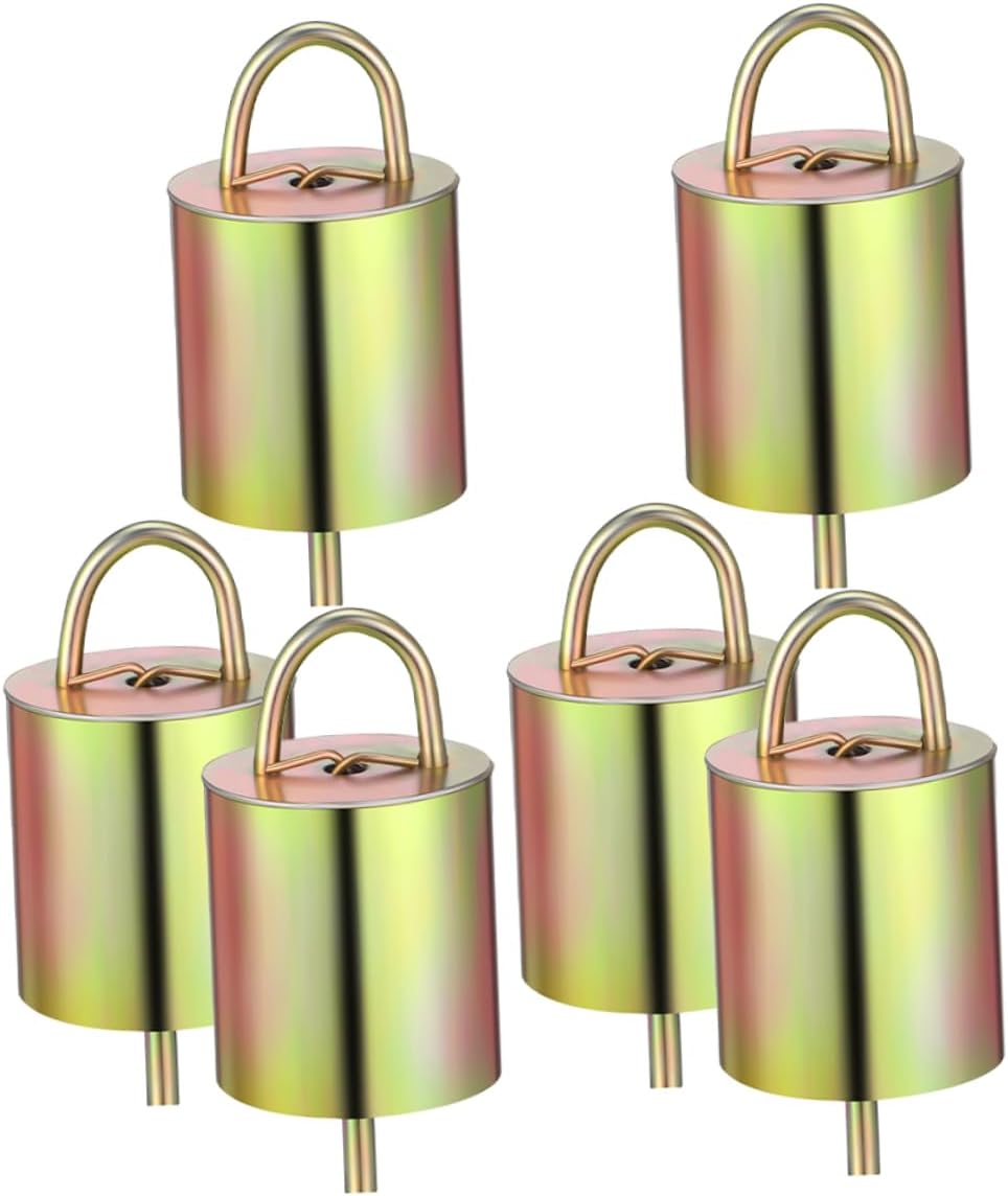 Vintage Metal Bells for Cattle and Sheep Farm Animal Hanging Bells Anti-Lost Loud Sound for DIY Crafts and Decor