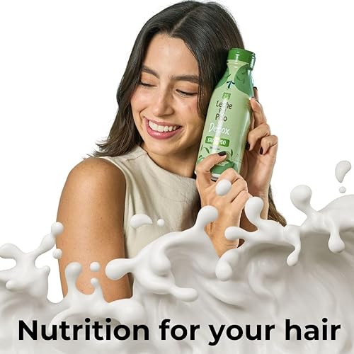 Miniatura 6 de Leche Pal Pelo Champú Detox - Infundido con vinagre de sidra de manzana, miel y té verde. Transformación del cabello con equilibrio de pH y fuerza