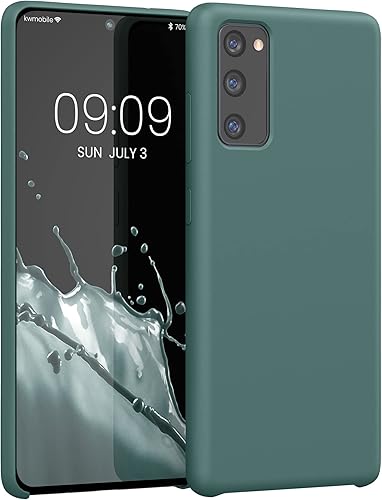 Miniatura 231 de kwmobile Funda Compatible con Samsung Galaxy S22 - Funda de teléfono de silicona TPU con acabado suave - Rojo Ruibarbo Piedra antigua,Azul