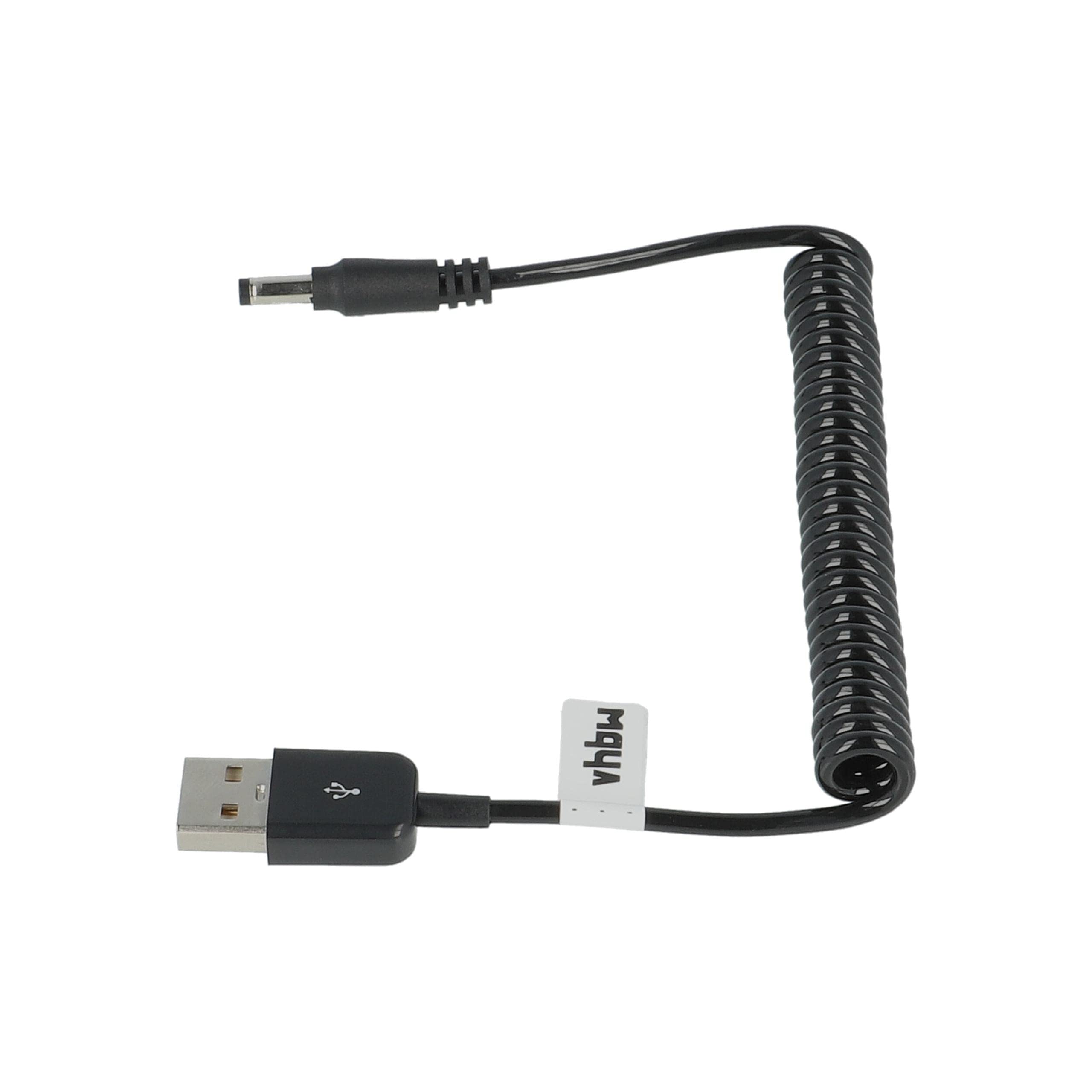 vhbw USB-Ladekabel kompatibel mit Panasonic HC-VX989, HC-VX985GK, HC