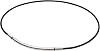 Phiten Necklace RAKUWA Neck Metax Round Stiff Shoulder 15.7 inch 40 cm (Silver/Black 50cm)