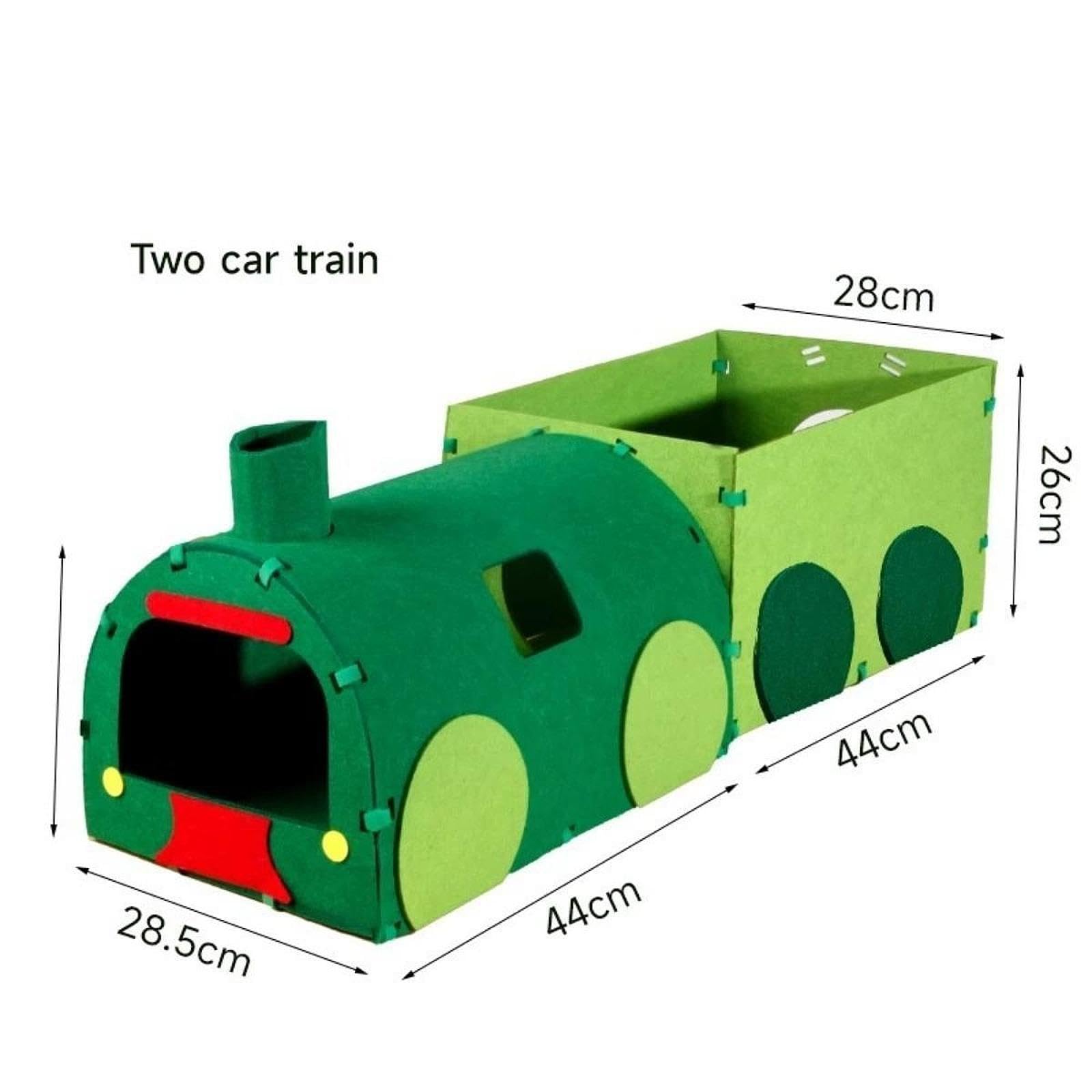 Tunnel pour Chats avec Entrées et Cachette, Idéal pour Les, Chatons et Petits Animaux, 2 Volets