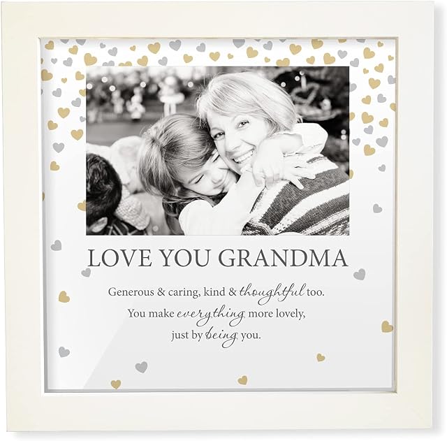 Grandma Picture Frame Photo Frame Birthday Mothers Day or Christmas Gift or Present a Thoughtful Meaningful Sentimental Keepsake for Grandma