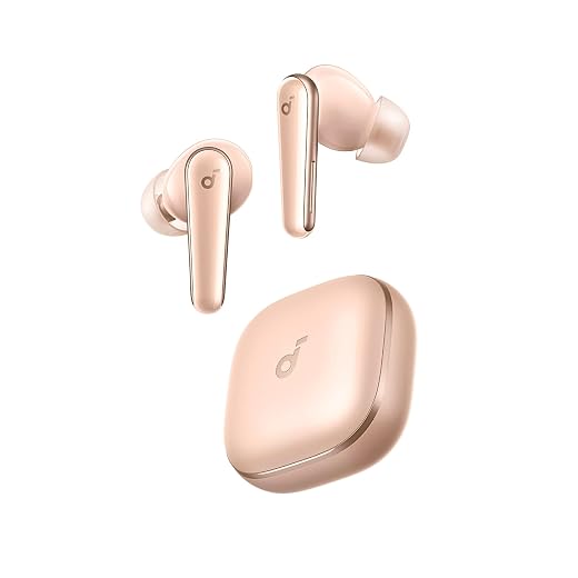 Soundcore liberty 5 by anker cuffie bluetooth wireless con cancellazione del rumore, riduzione della voce 2x più forte, anc in tempo reale, dolby audio, chiamate chiare con 6 mics ia, lunga durata