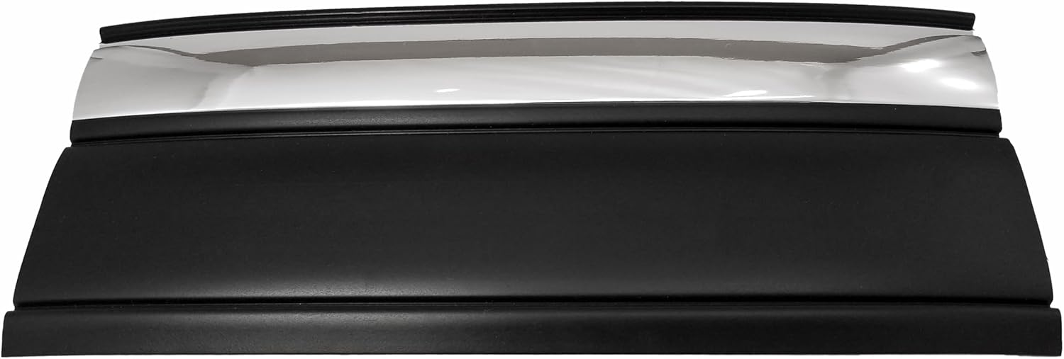 Replacement Body Side Molding (4 3/16") - OEM Grade Restoration Black/Chrome Trim for 1999-2006 Chevy Silverado, GMC Sierra - 19 Ft Roll