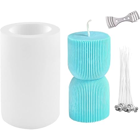 Stampi in Silicone per Candele,2 Pezzi Stampo per Candele Gnomo,3D Stampi per Candele Natalizie,Silicone Stampo Gnomo Nano,Stampo Per Candele