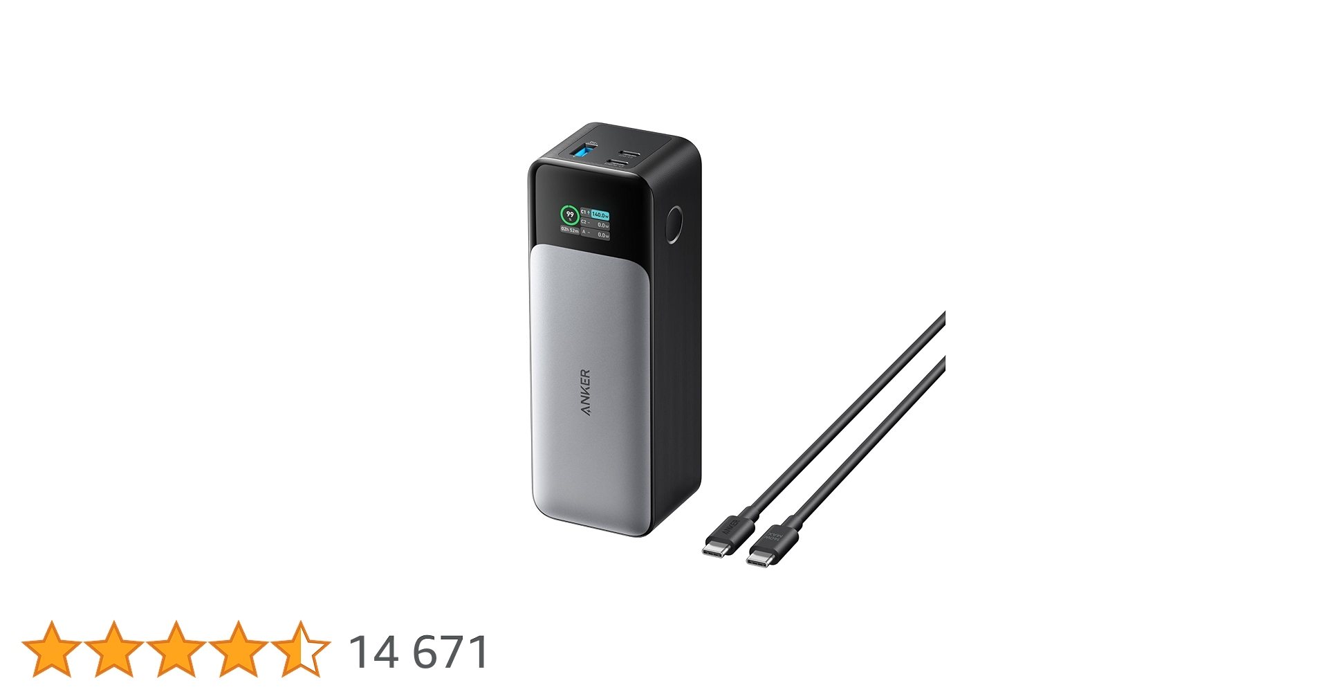 Anker PowerCore 737 Powerbank 24 000 mAh, zewnętrzna bateria