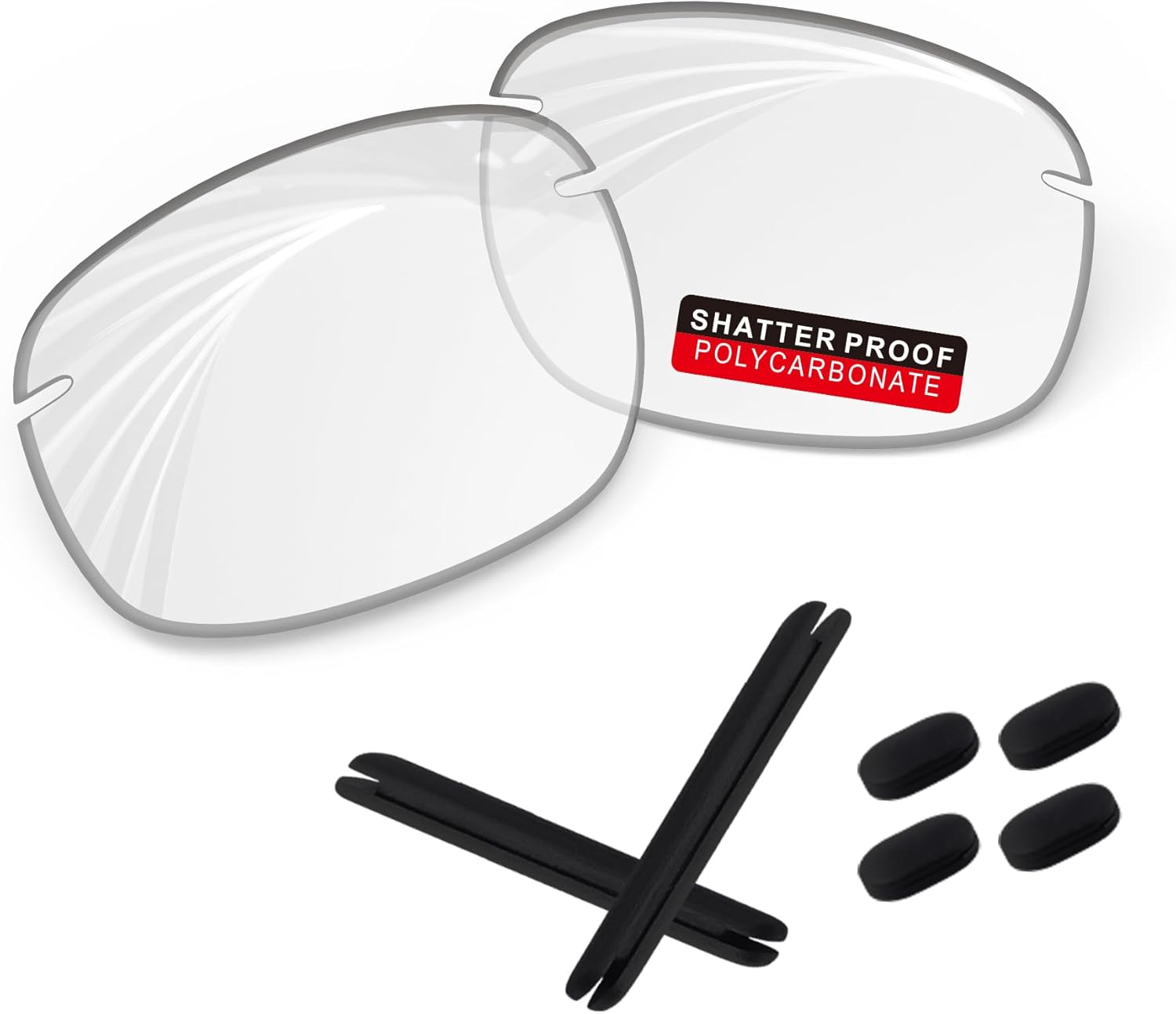 PRO+ Polycarbonate Replacement Lenses & Rubber Kits for Maui Jim Breakwall MJ422 Sunglasses
