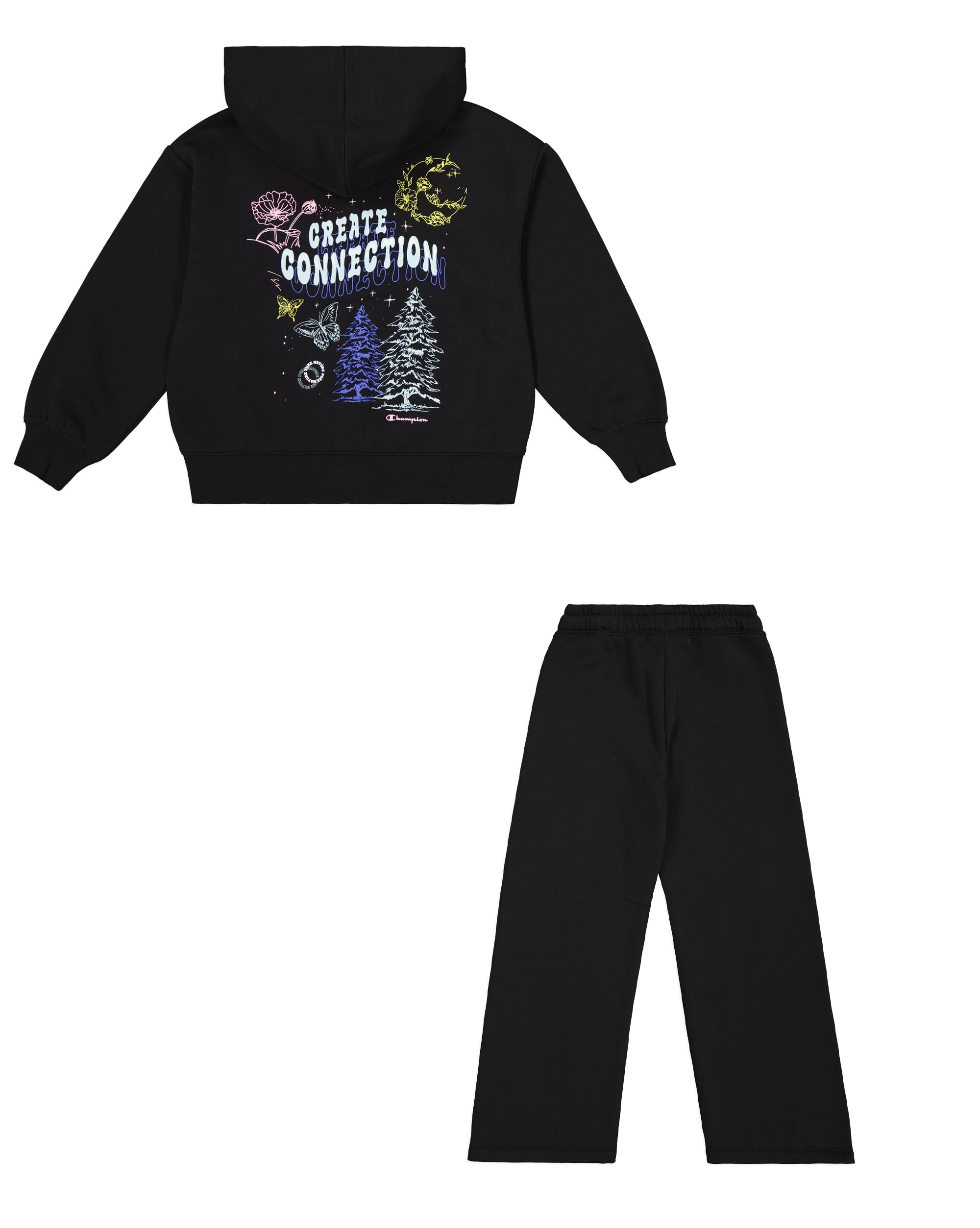 Champion Legacy Emotional Dance G (405045) - Ultra-light Soft Compact Powerblend Fleece Hooded chandal bebe Niñas