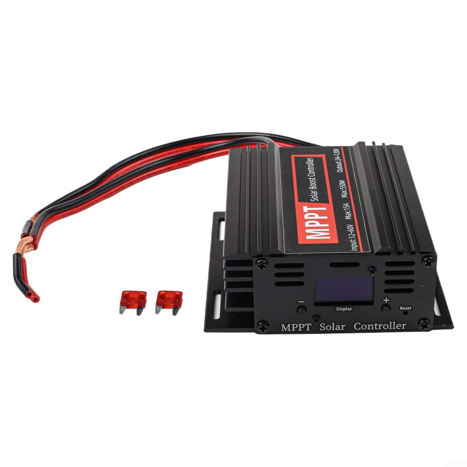 Smart MPPT Solar für Akku für Ladegerät, Controller, 15 A Boost-Modus, 12 V-50 V PV-Eingang für 24 V-88 V für Lifepo4 Acid Off Grid Power Kit