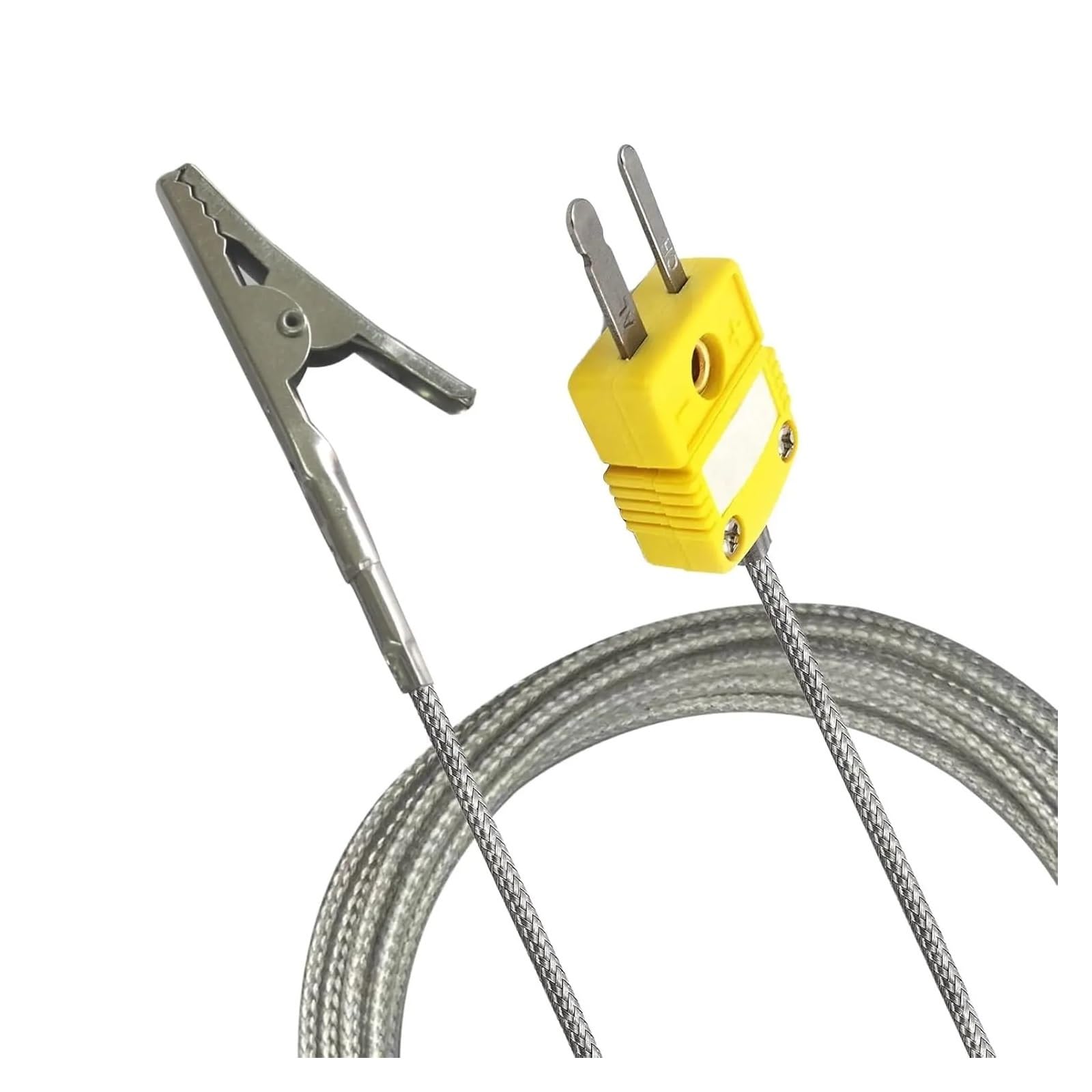 SHIHUANI Thermocouple K Type Probe Alligator Clip for K Type Thermocouple Temperature Probe Sensor & Meter?in Temperature Range from(2m)