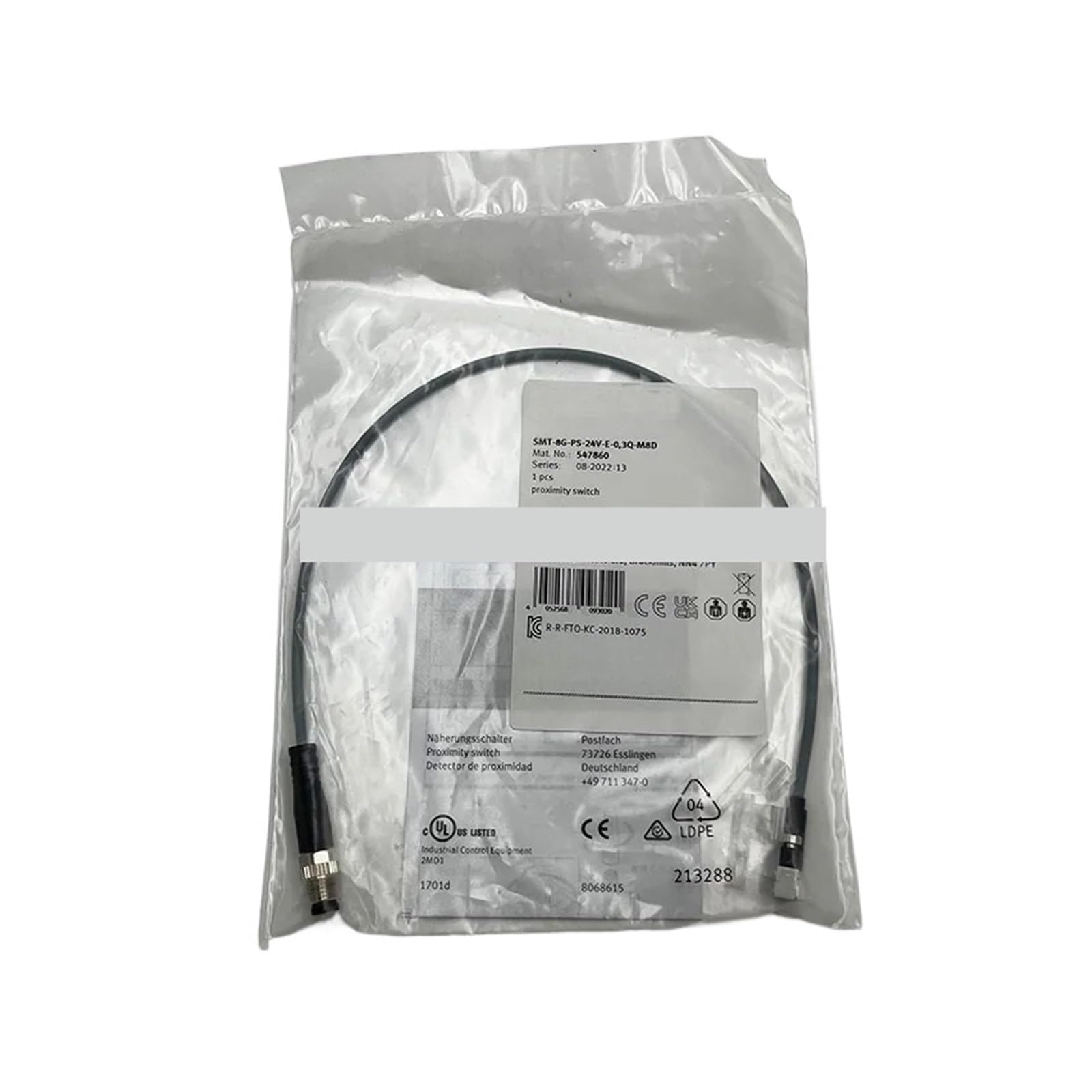 CXFCIHFT SMT-8G-PS-24V-E-0.3Q-M8D 547860 Sensor Proximity Switch