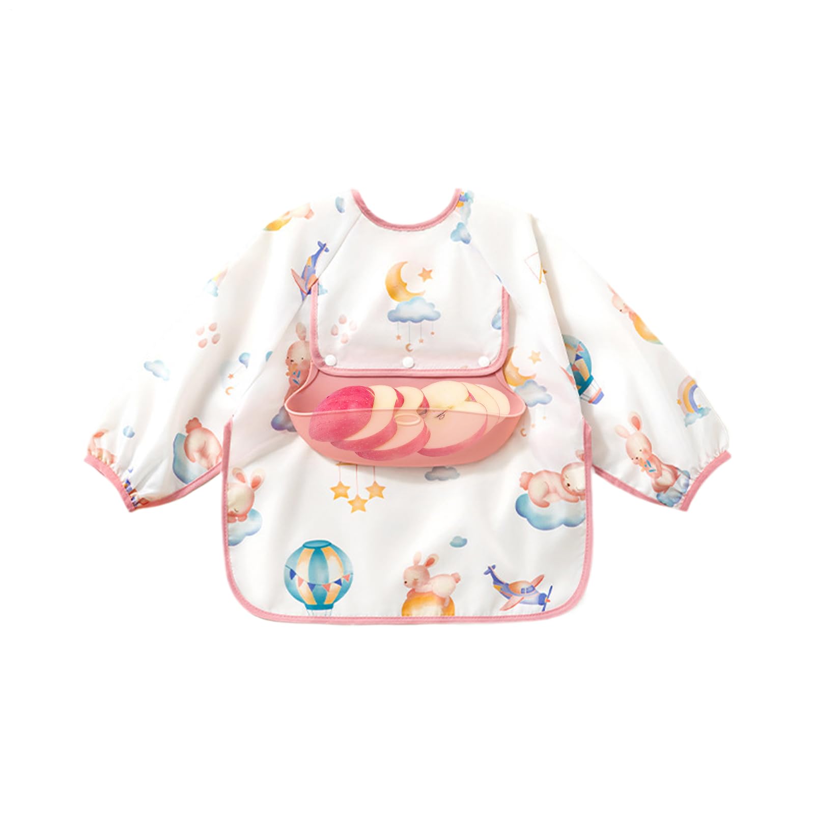 Bavoir imperméable bébé pour peau sensible protégeant efficacement les vêtements au restaurant - 8