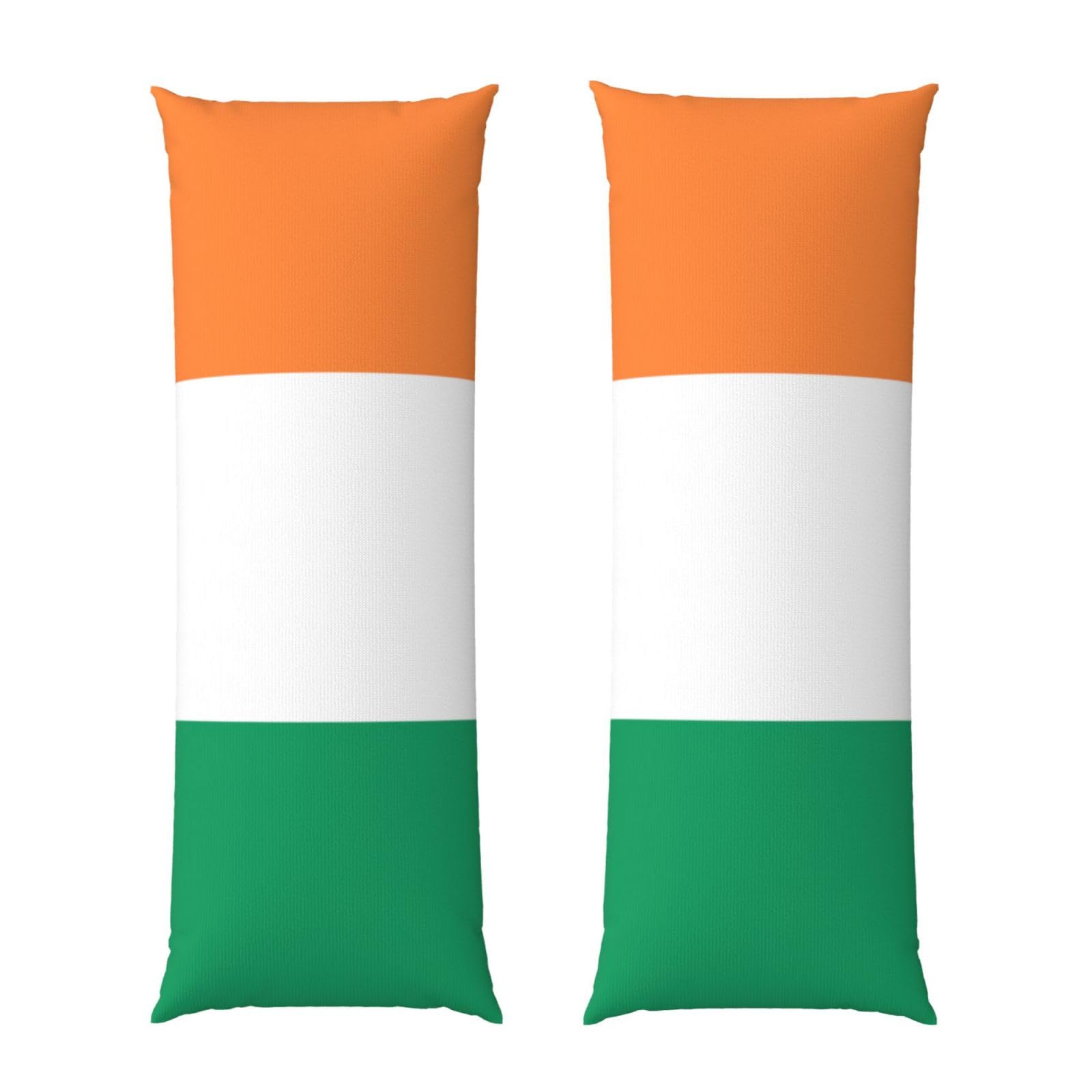 Housse de coussin de corps pour soulager le dos avec motif drapeau irlandais