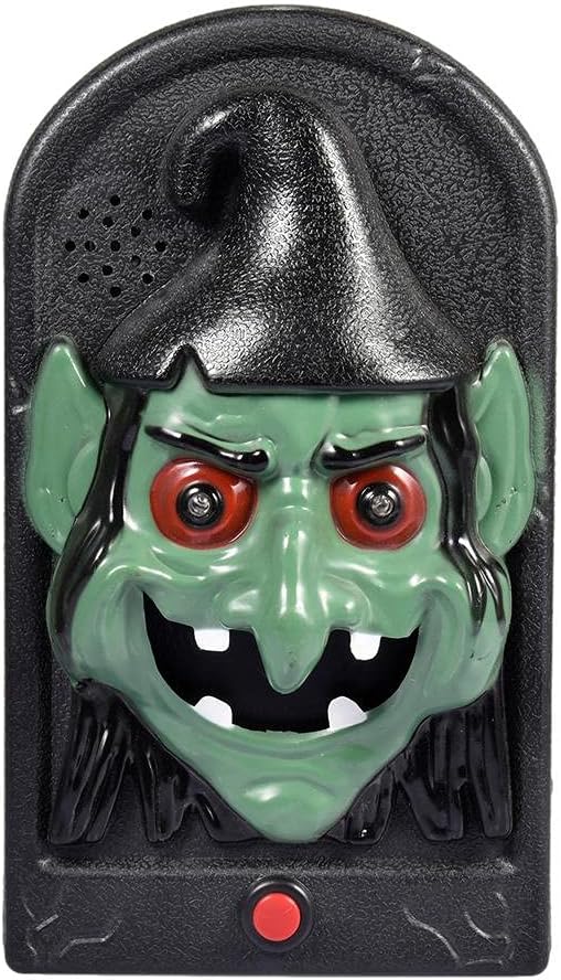 Bcowtte Grappige Nieuwe Contact Deurbel Geluiden LED Licht Controle C