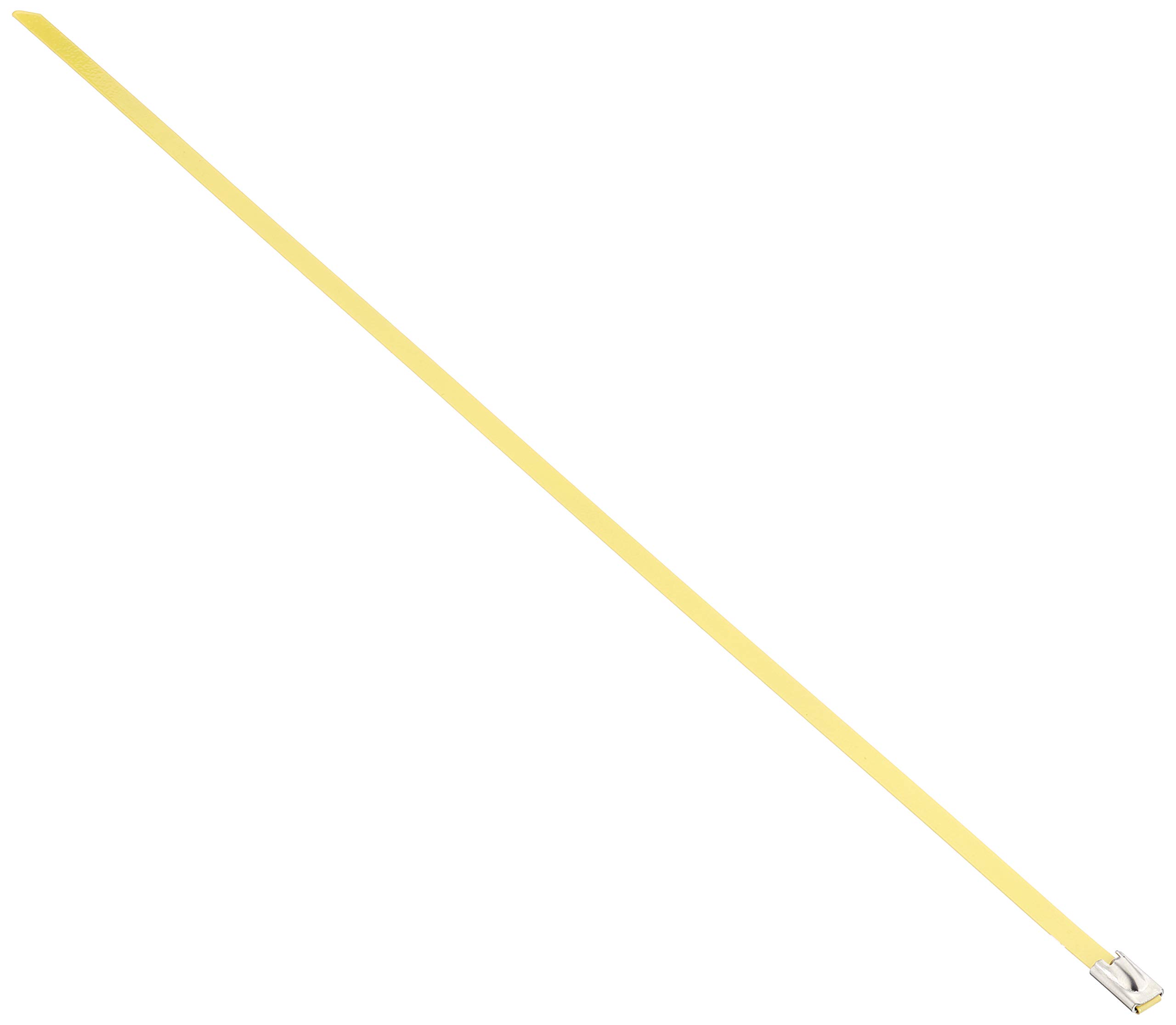 DeLock Stainless Steel Cable Ties L 300 x W 4.6 mm Yellow Pack of 10