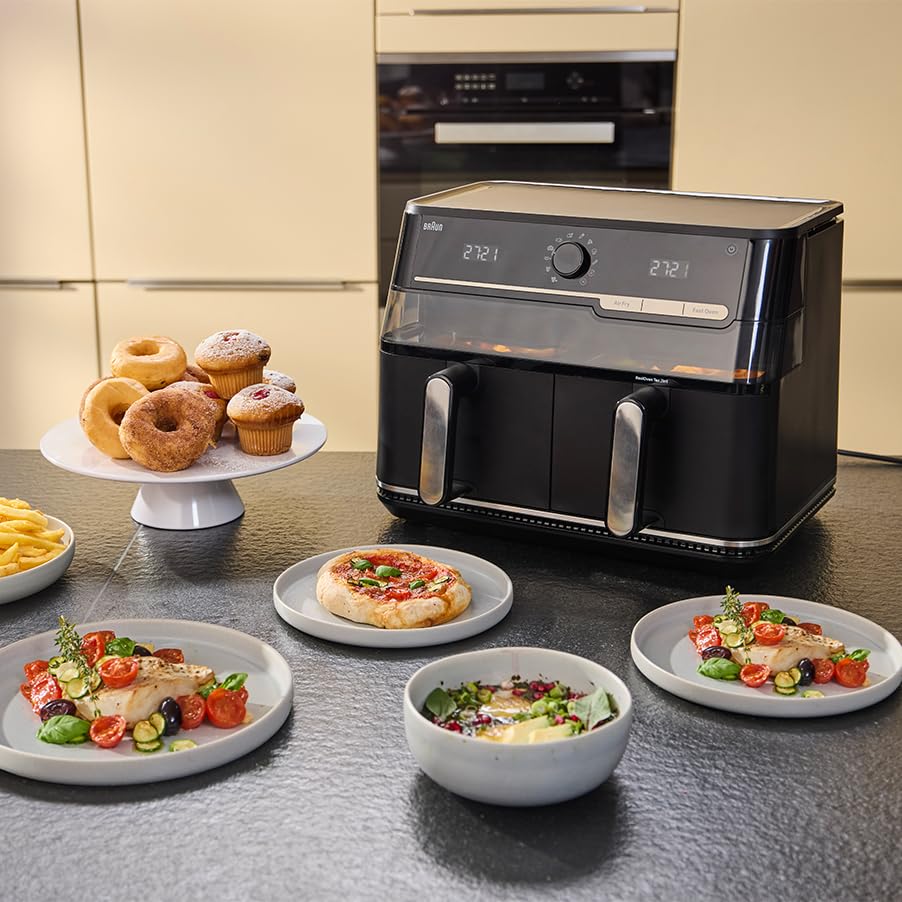 Braun TwinCook 5 frytkownica powietrzna 2 w 1 10 l (TB5053IBK)